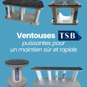 Ventouses de bridage T.S.B. : un maintien sûr et rapide pour vos machines CNC